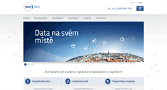 Desktop Screenshot of mdpgeo.cz